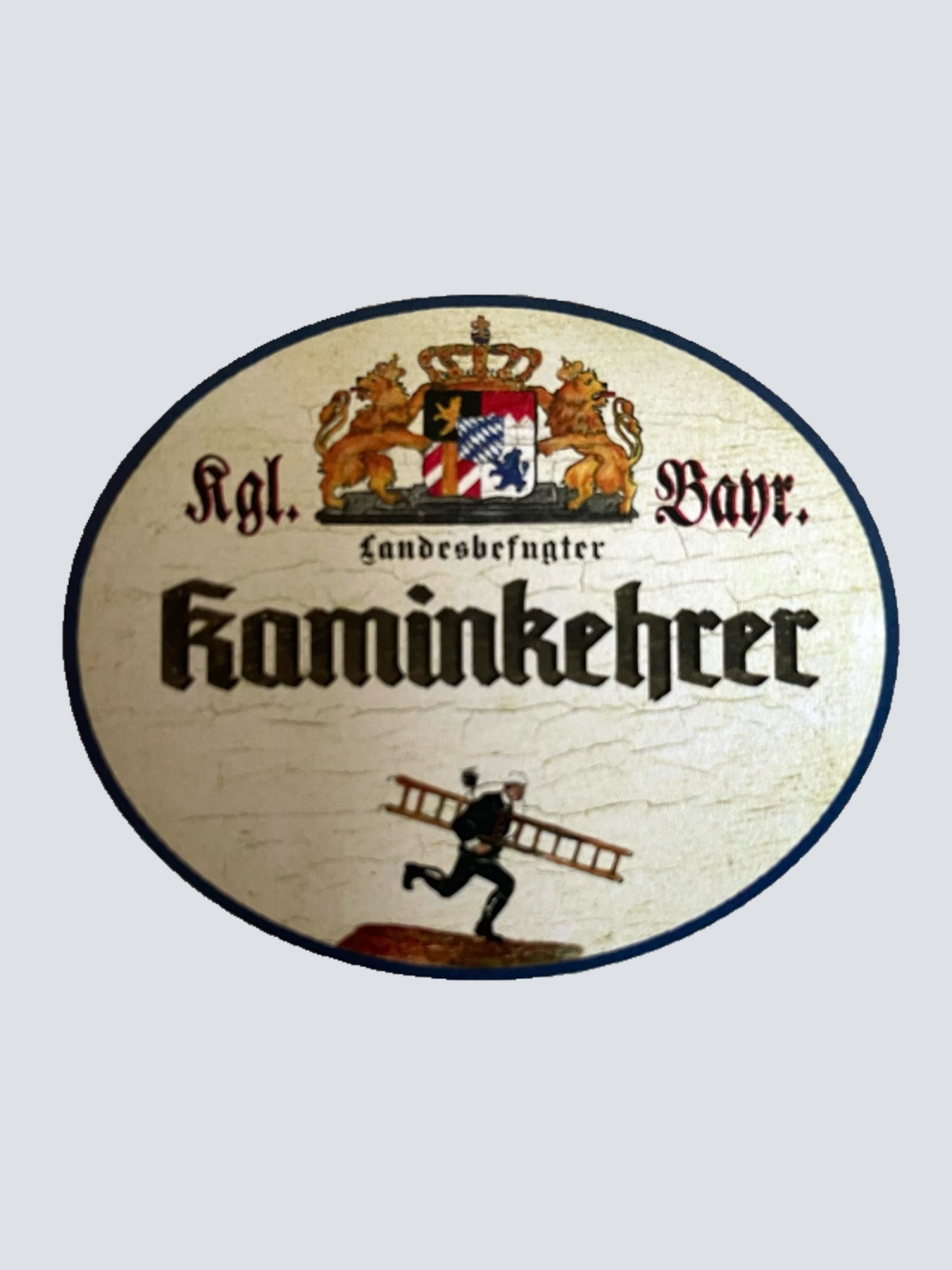 Nostalgie Holz Schild Bayern Königlich Bayerischer Landesbefugter Kaminkehrer