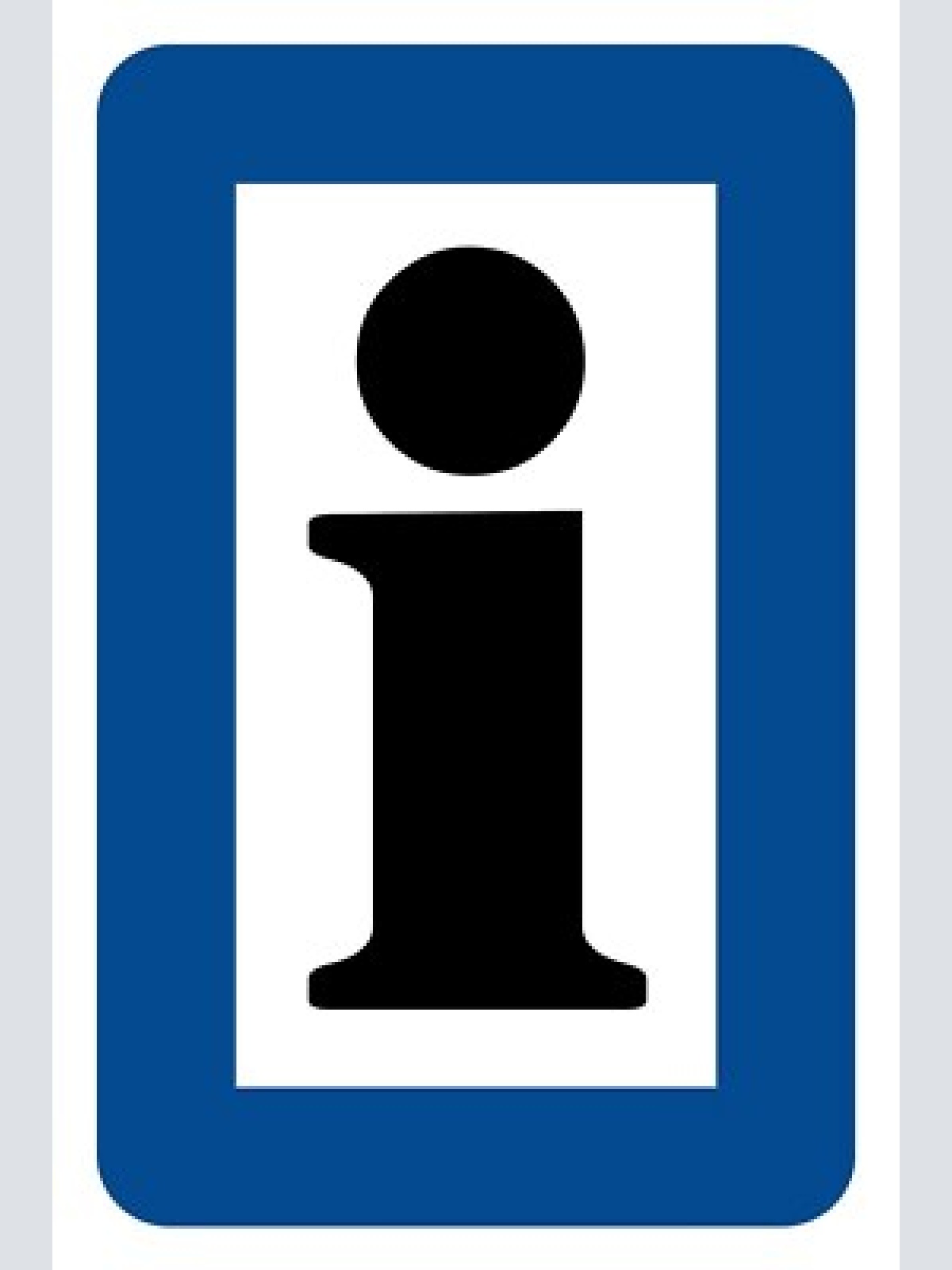 Schild information info auskunft hilfe 12x18 / 20x30 / 30x40 blech od. holz