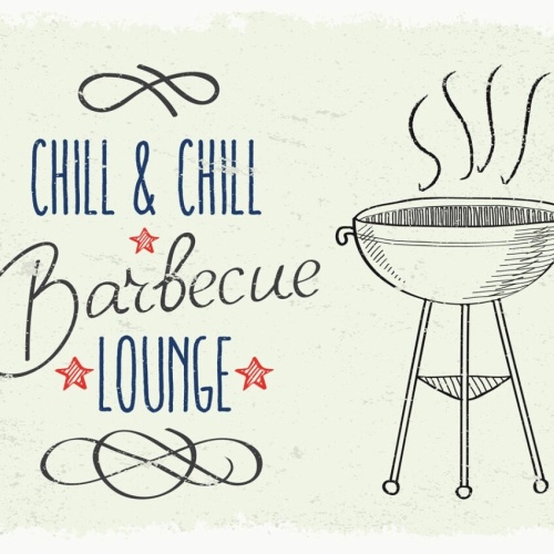 Schild Grill & Chill Barbecue Lounge Grillen 12x18 20x30 30x40 Blech/Holz LP