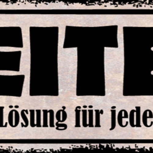 Schild Reiten Ist Meine Lösung Für Jedes Problem Pferd 27x10 Blech od.Holz