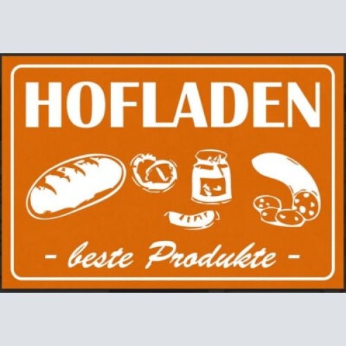 Nostalgie schild werbung hofladen beste produkte 12x18/20x30/30x40 blech od holz