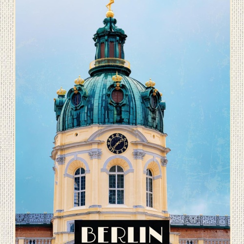 Schild Berlin Deutschland Schloss Charlottenburg 12x18 20x30 30x40 Blech/Holz