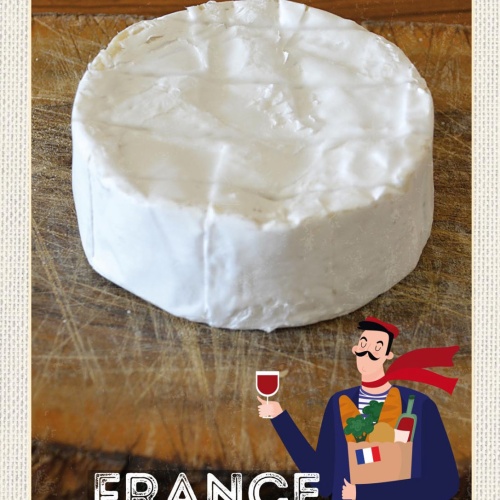 Schild France Frankreich Camembert Käse Spezialität 12x18 20x30 30x40 Blech/Holz