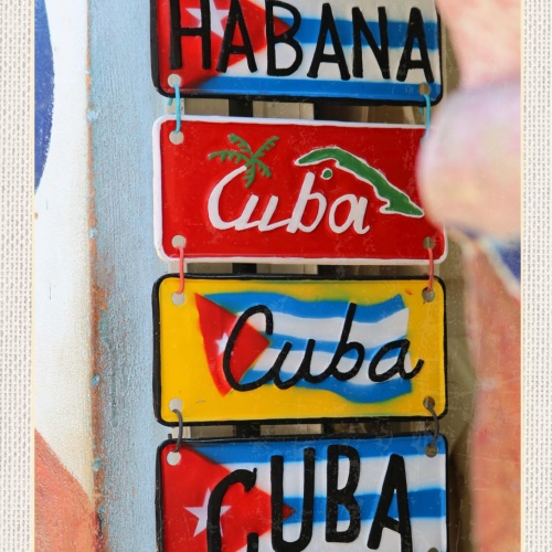 Schild Cuba Kuba Blechschilder Habana Havanna 12x18 20x30 30x40 Blech/Holz