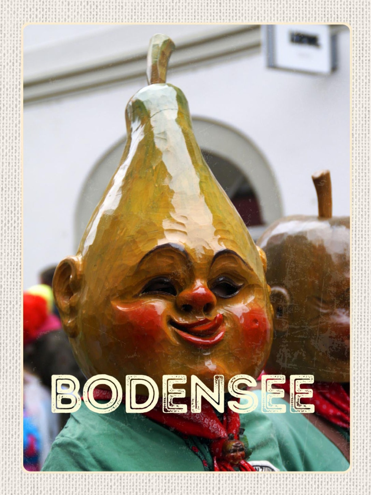 Schild Bodensee Masken Narrenzunft Lindau D 12x18 20x30 30x40 Blech od. Holz