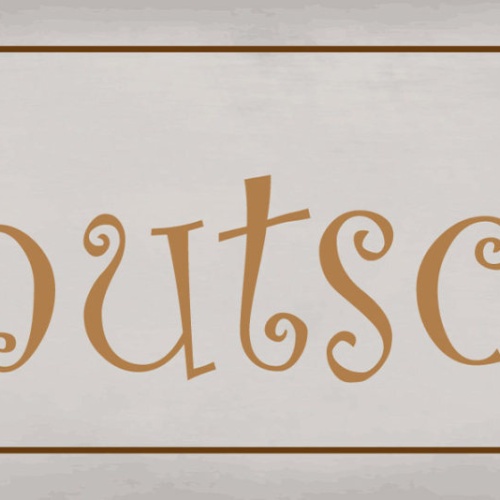 Schild Knutschi Knutschen Küssen Kuss Liebe Paar Romantik 27x10 Blech od.Holz