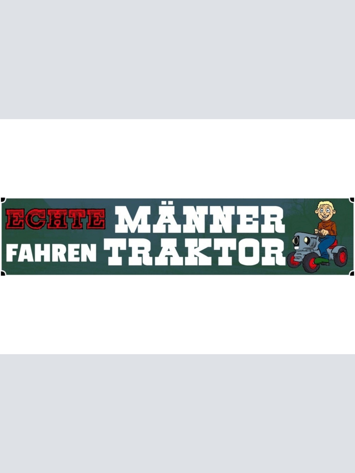 Schild Traktor Echte Männer Bauer Bauernhof Farm Acker 46 x 10 Blech od. Holz