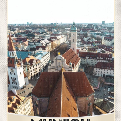 Schild Munich Germany München Deutschland Stadt 12x18 20x30 30x40 Blech od. Holz