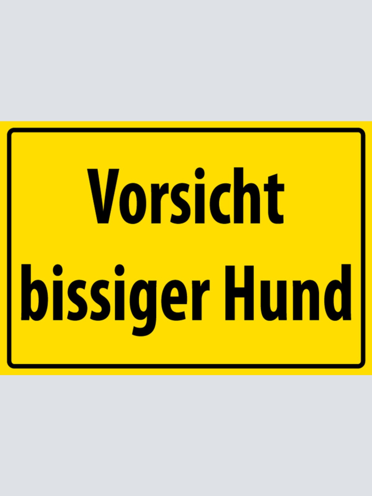 Schild Heizraum Vorsicht bissiger Hund Warnung JW