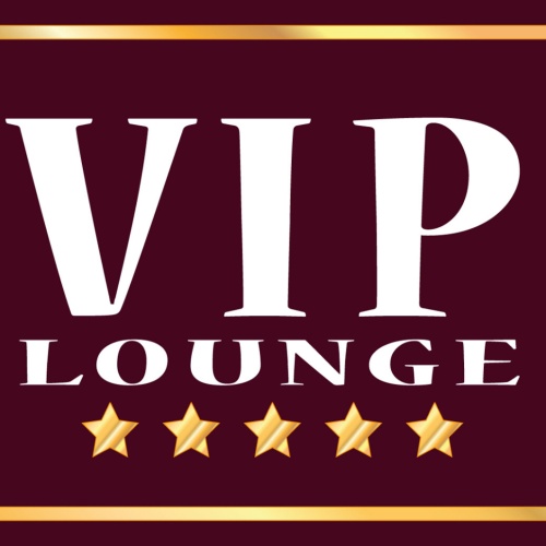 Schild Spruch VIP Lounge rot weiß gelb 5 Sterne Superstar JW