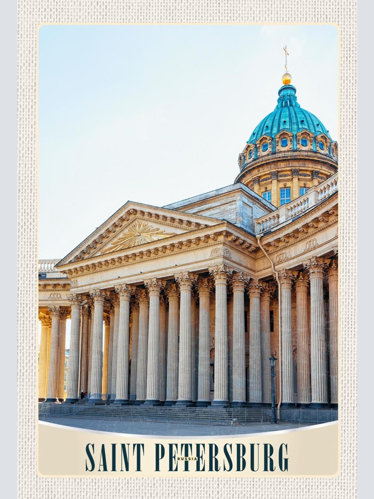 Schild Spruch Saint Petersburg Russia Russland Kirche JW