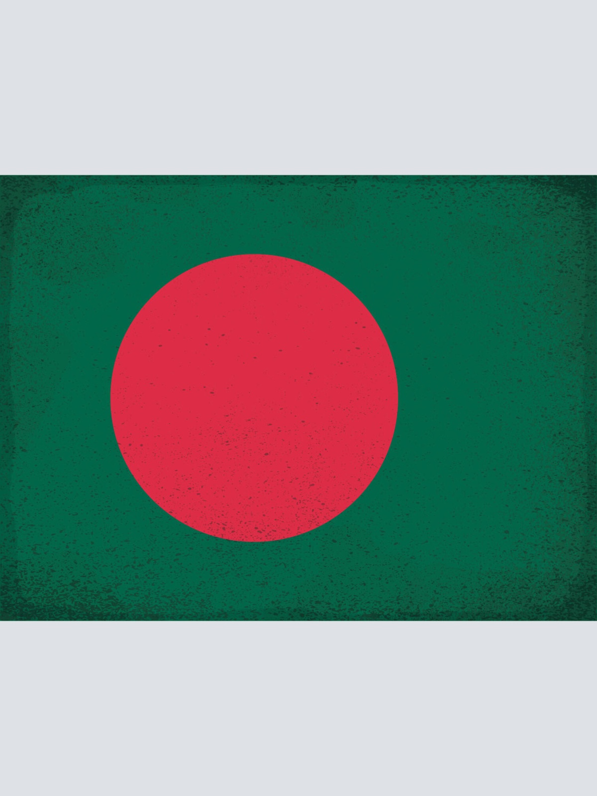 Schild Spruch Nationalflagge Bangladesch JW