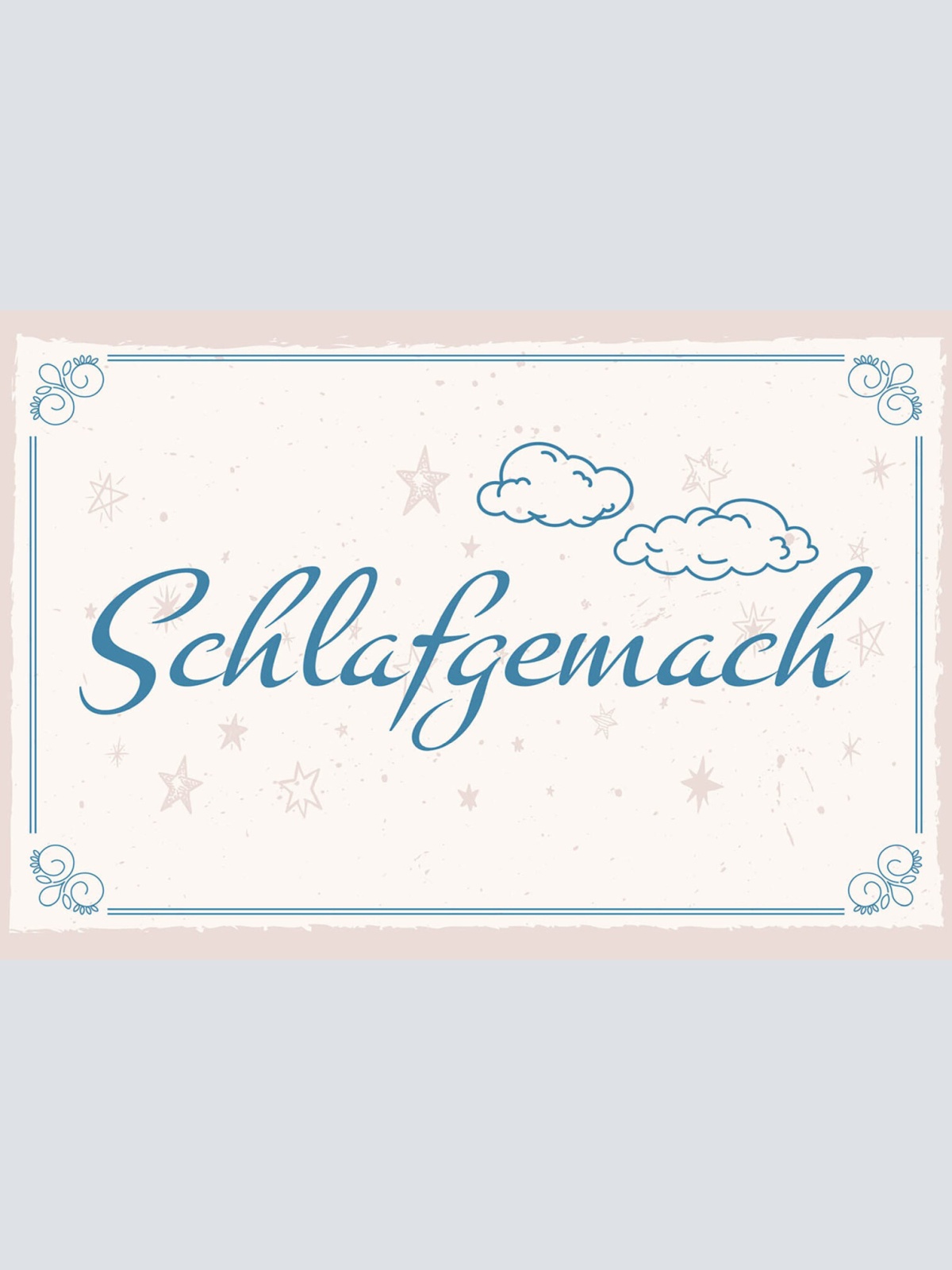 Schild Spruch Schlafgemach JW