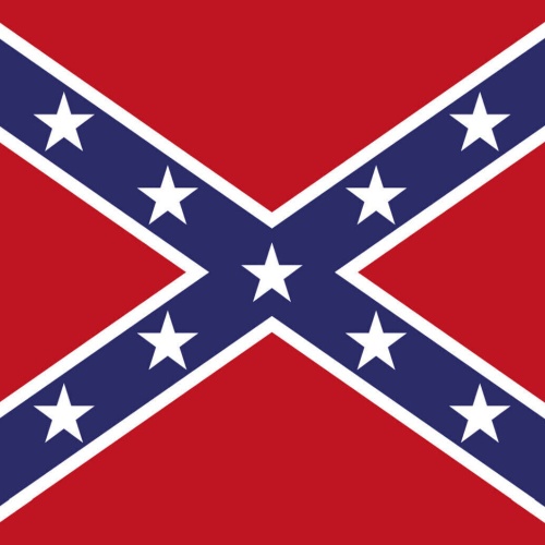 Schild Spruch Südstaaten Amerika Flagge JW