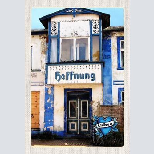 Schild spruch herz liebe ostsee deutschland haus hoffnung  jw