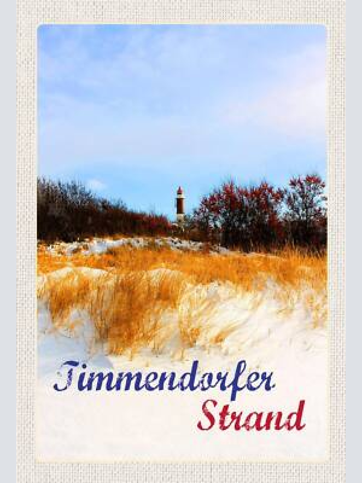 Schild spruch timmendorfer strand leuchtturm jw