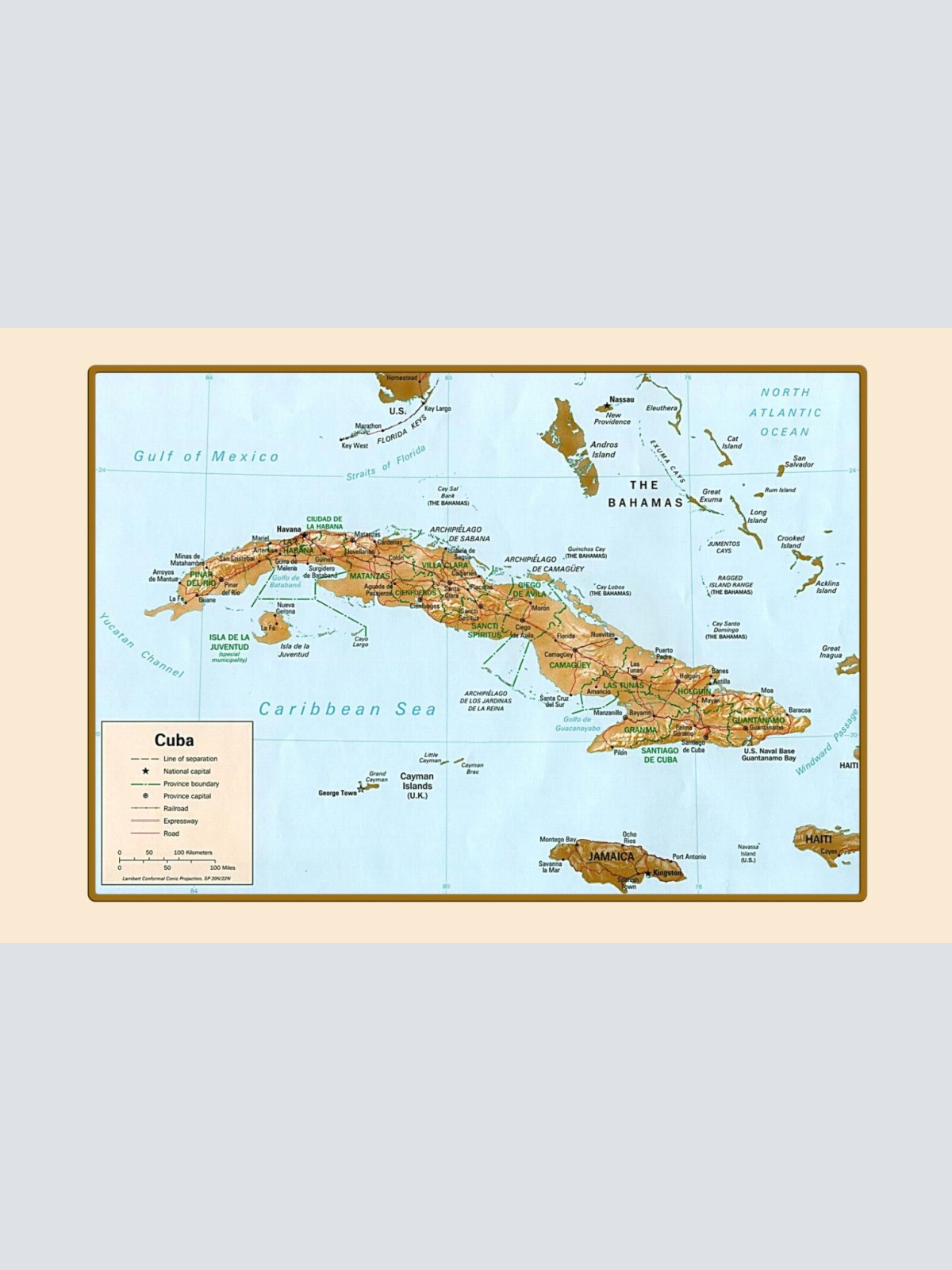 Schild Spruch Cuba Kuba Landkarte Insel Karibik JW