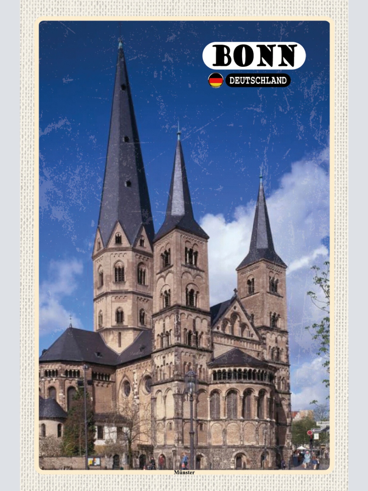 Schild Spruch Bonn Deutschland Münster JW