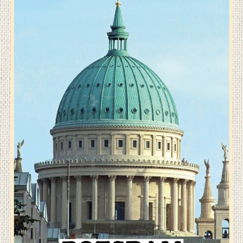 Schild Spruch Potsdam Deutschland Nikolaikirche JW