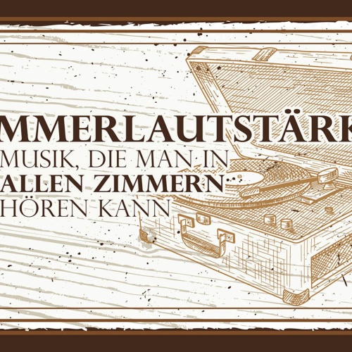 Schild Spruch Zimmerlautstärke Musik die man in allen Zimmern hören kann JW