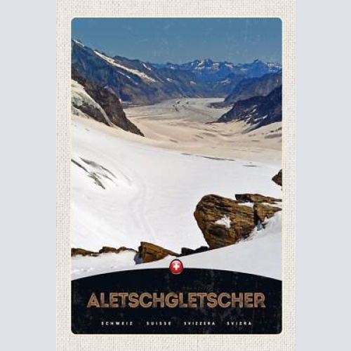 Schild spruch aletschgletscher switzerland schweiz berge schnee jw