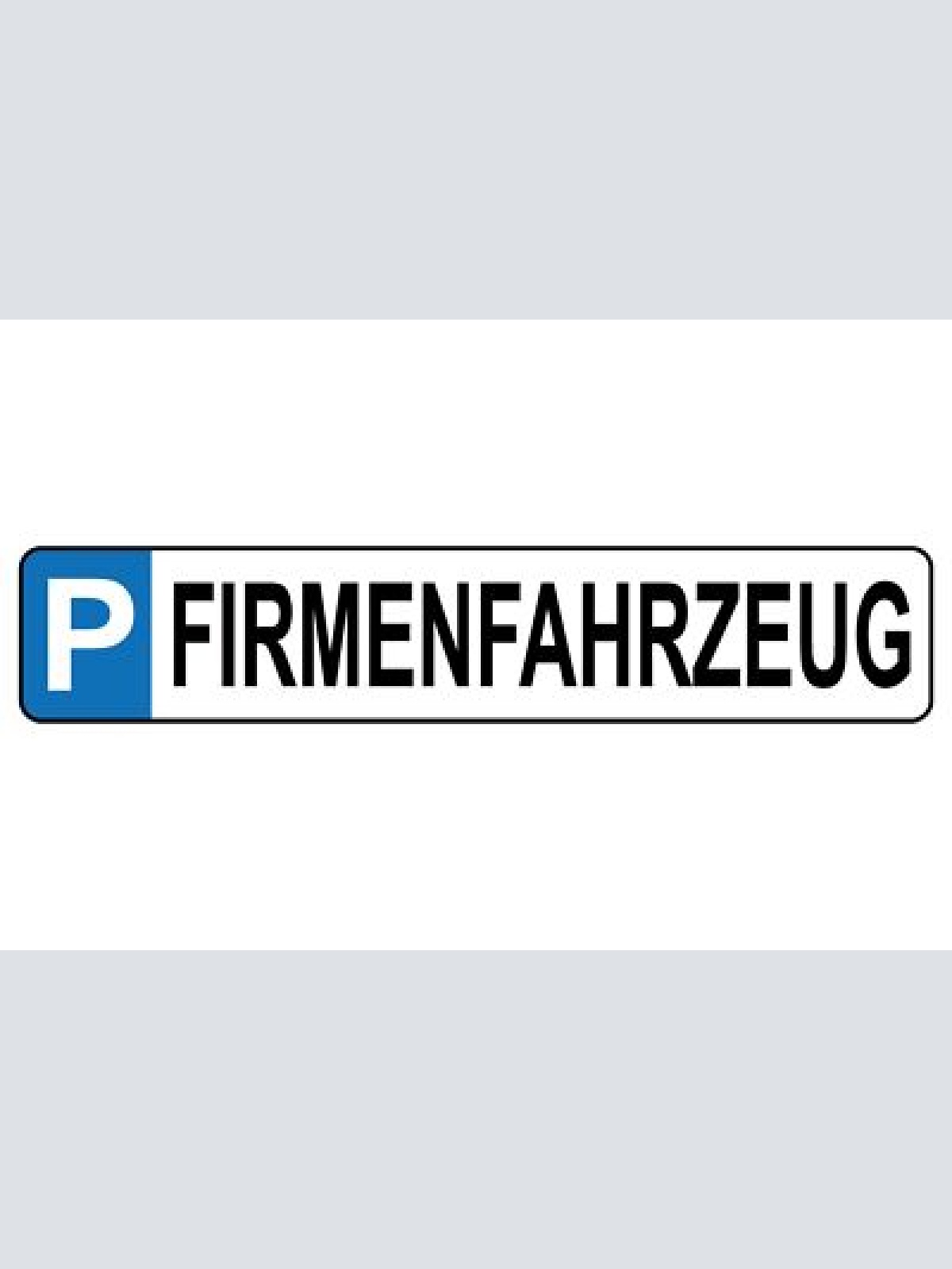 Schild firmen fahrzeug parkplatz parken firma wagen auto 46 x 10 blech od. holz
