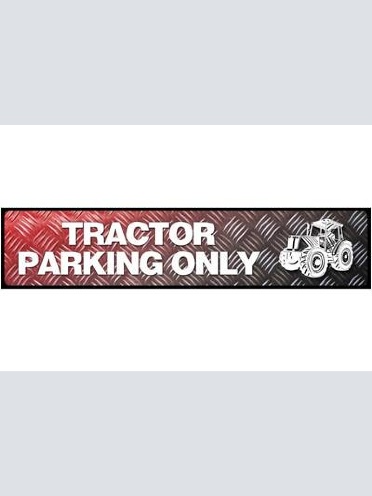 Schild tractor parking traktor parkplatz parken bauer 46 x 10 blech od. holz