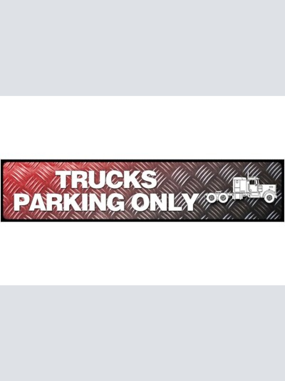 Schild trucks parking lkw lastwagen parkplatz parken 46 x 10 blech od. holz