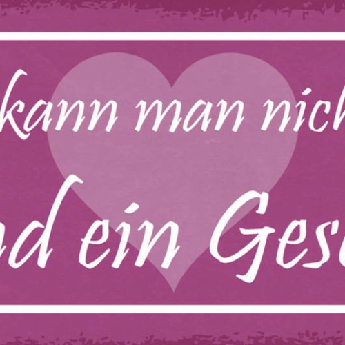 Schild Freunde Kann Man Nicht Kaufen Sie Sind Ein Geschenk 27x10 Blech od.Holz