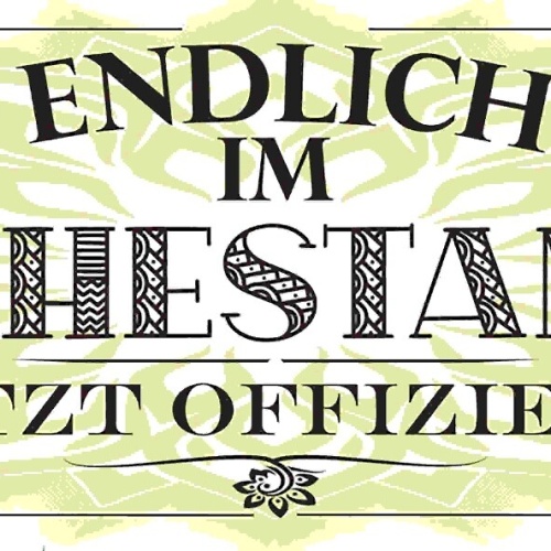 Schild Endlich Im Ruhestand Jetzt Offiziell Pension Rente 27x10 Blech od.Holz