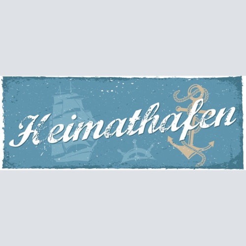 Schild Heimat Hafen Stadt Daheim Zuhause Schiff Anker Boot 27x10 Blech od.Holz