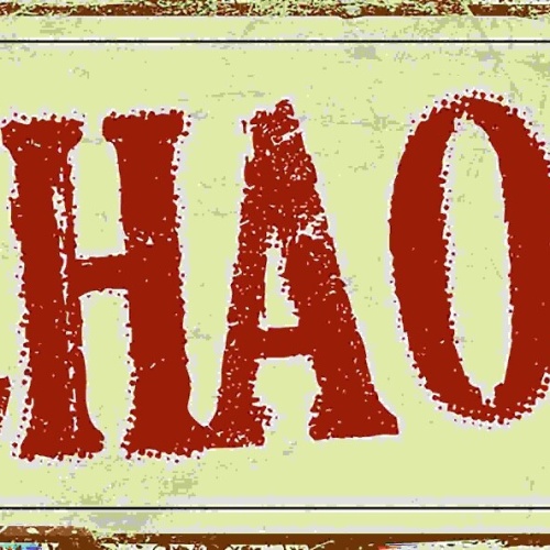 Schild Zentrum Für Chaos Forschung Unordnung Durcheinander 27x10 Blech od.Holz