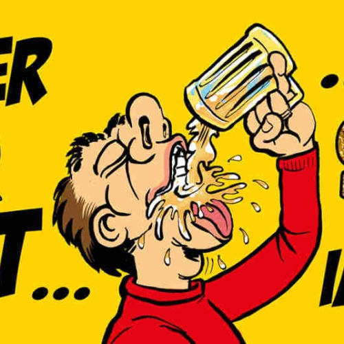 Schild Lieber Bier Im Blut Als Stroh Im Kopf Alkohol 27 x 10 Blech od. Holz