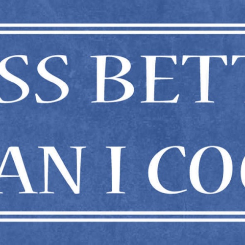 Schild I Kiss Better Than I Cook Küssen Kochen Liebe 27 x 10 Blech od. Holz