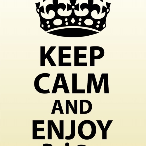 Schild Keep Calm Enjoy life Leben genießen 12x18 / 20x30 / 30x40 Blech od. Holz