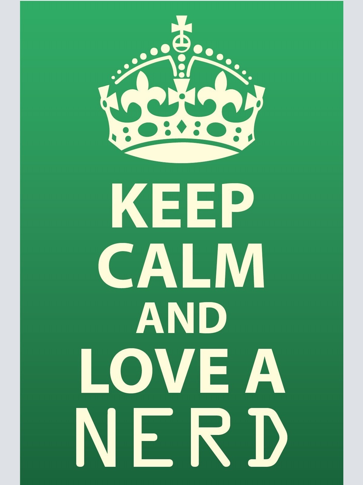 Schild Keep Calm Love a Nerd Liebe Computer 12x18 / 20x30 / 30x40 Blech od. Holz