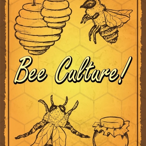 Schild Bee Culture Honig Biene Imker Kultur 12x18 / 20x30 / 30x40 Blech od. Holz