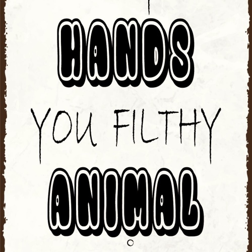 Nostalgie Schild Wash hands Hände waschen 12x18 / 20x30 / 30x40 Blech od. Holz