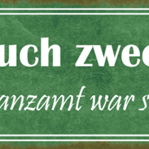 Schild Einbruch Zwecklos Das Finanzamt War Schneller Geld 27x10 Blech od.Holz