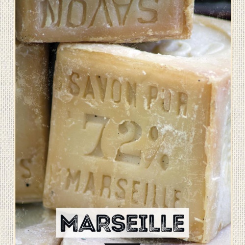 Schild Marseille France Frankreich Seife Savon 12x18 20x30 30x40 Blech od. Holz