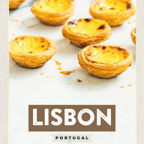 Schild Lisbon Lissabon Portugal Pasteis Nata Tart 12x18 20x30 30x40 Blech/Holz