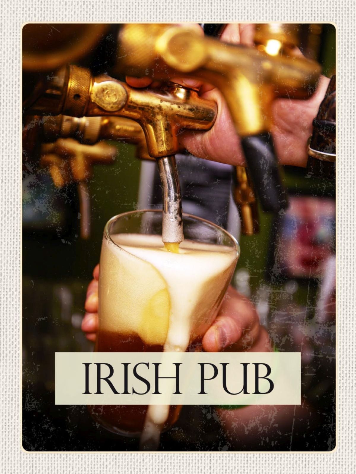 Schild Irish Pub Ireland Irland Bier Alkohol Bar 12x18 20x30 30x40 Blech/Holz