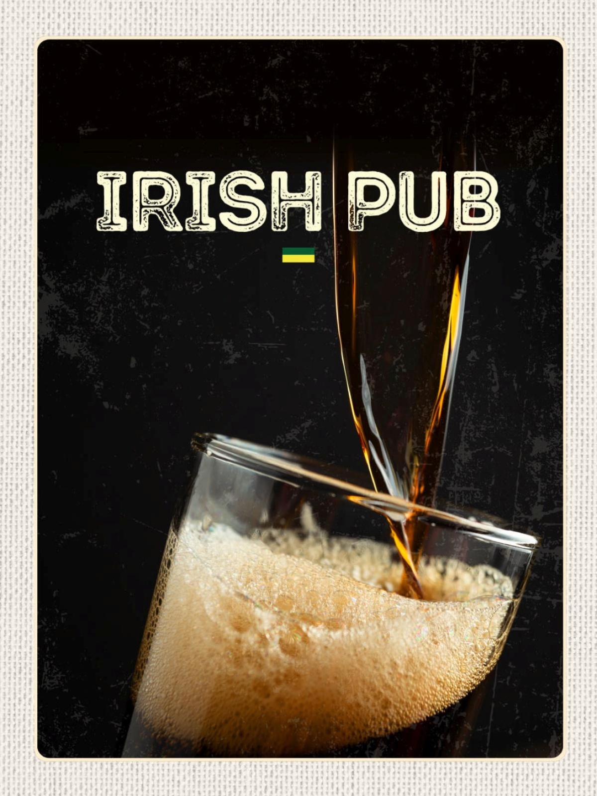 Schild Irish Pub Ireland Irland Bier Alkohol Bar 12x18 20x30 30x40 Blech/Holz