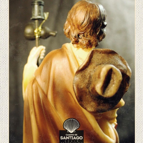 Schild Camino De Santiago Jakobsweg Jakobus Spain E 12x18 20x30 30x40 Blech/Holz