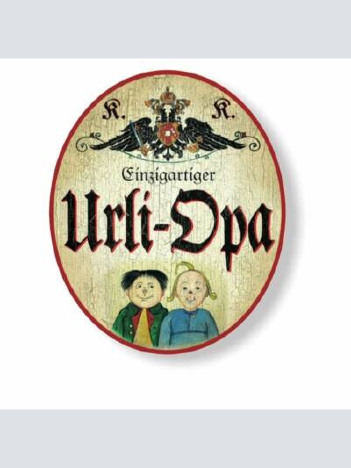 Kuk nostalgie holzschild einzigartiger urli-opa