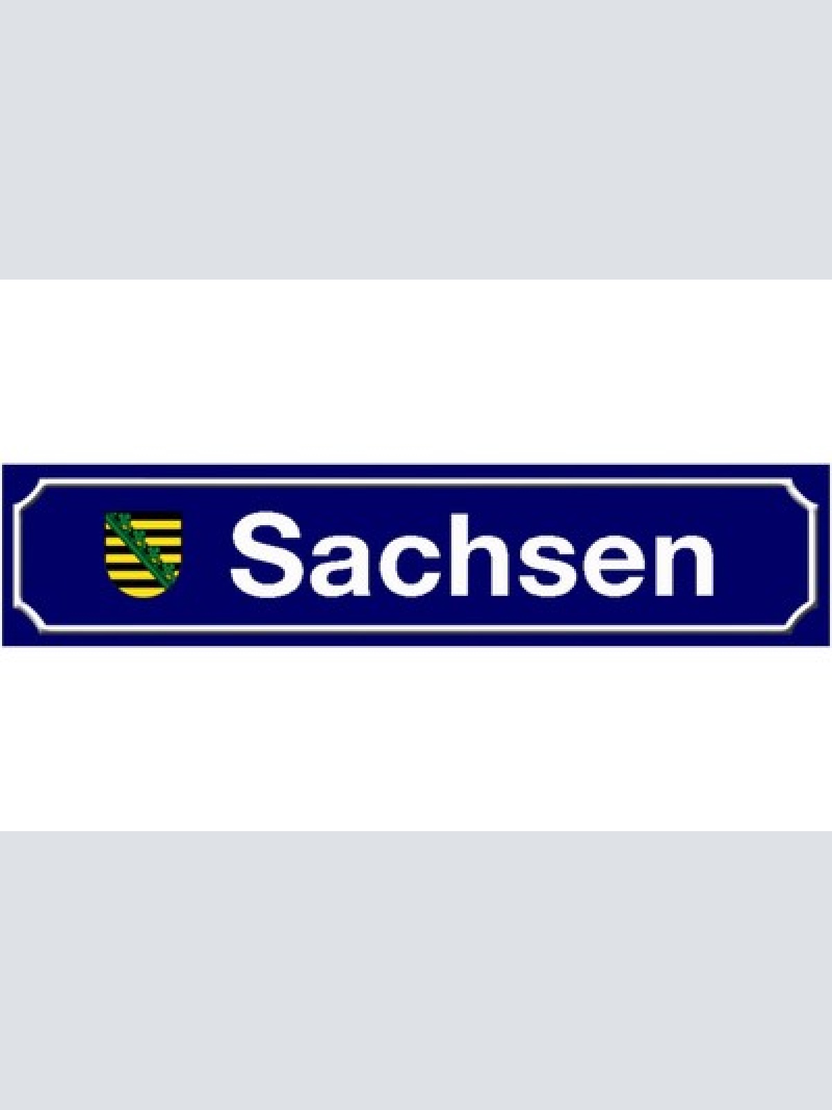 Schild Sachsen Deutschland Bundesland Ort Straße Platz 46 x 10 Blech od. Holz