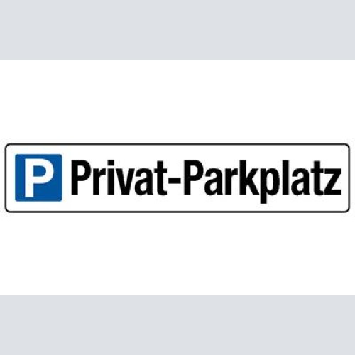 Schild privat parkplatz parken reserviert auto haus 46 x 10 blech od. holz