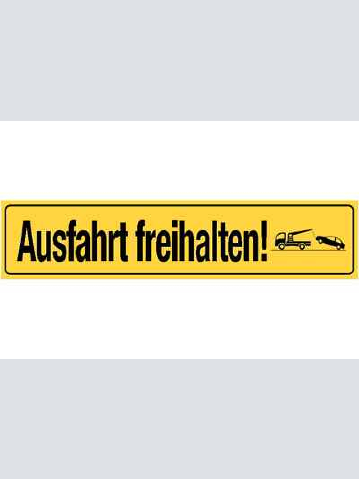 Schild ausfahrt freihalten parkverbot parken verboten 46 x 10 blech od. holz