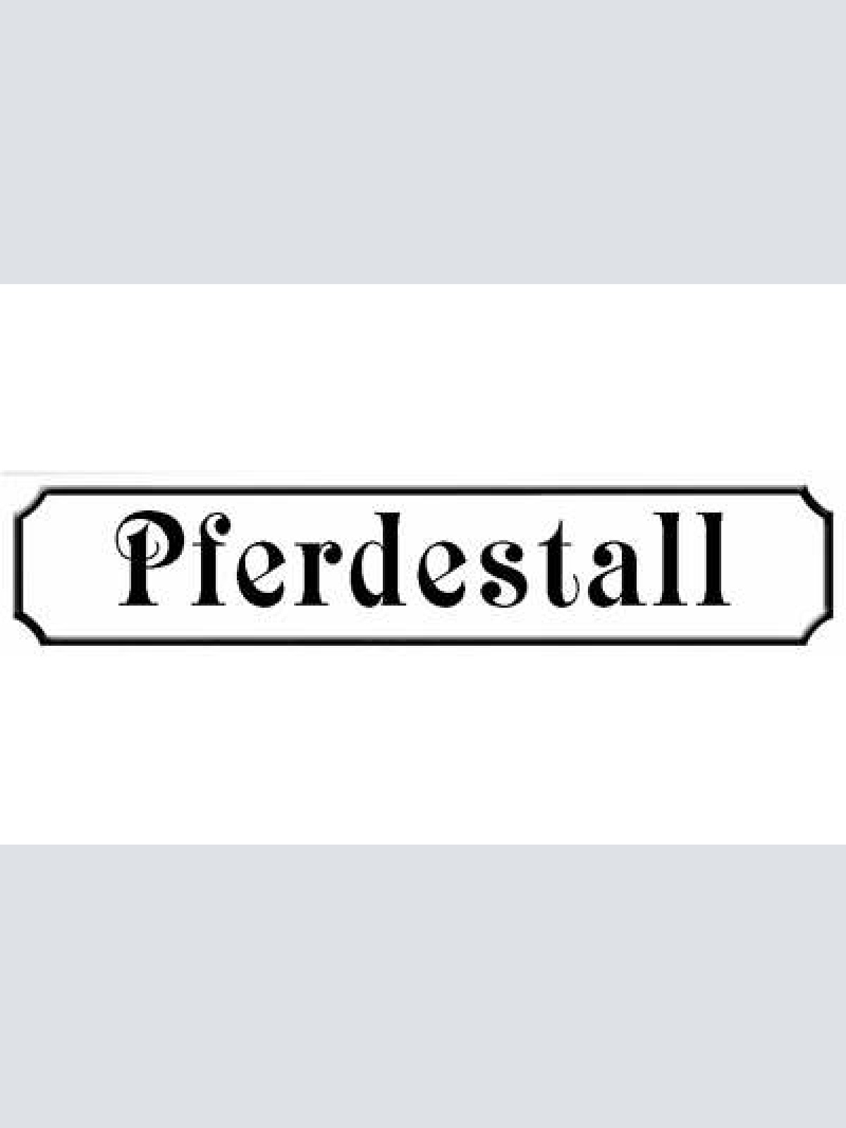 Schild pferde stall heu tier reiten pferd stallung boxen 46 x 10 blech od. holz