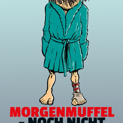 Schild Spruch Morgenmuffel Noch nicht ansprechbar Männer JW